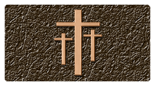 544 DSC700 517 BZ CP  3 Crosses Bronze Copper